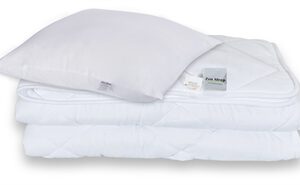 Dyne pude sæt - Helårsdyne 140x200 cm + pude - Fiberdyne - Zen Sleep allergivenlig dyne og pude