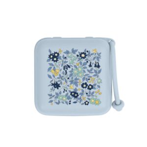 BIBS Accessories Pacifier Box - Sutteboks - Liberty - Chamomille Lawn/Baby Blue
