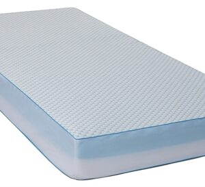 Kølende madras 90x210 - Højde 18 cm - Luksus skummadras med kølende memoryskum - 7 zoner - SLEEP TECH by Borg