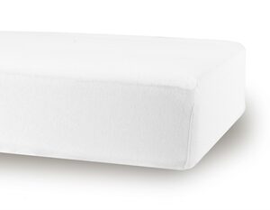 Stræklagen 70x140 cm - Hvidt jersey lagen til juniorseng