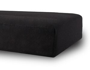 Stræklagen 70x140 cm - Sort jersey lagen til juniorseng