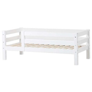 Hoppekids ECO Luxury - Sofaseng m. Ryglæn og Sengehest - Flere Størrelser - Hvid