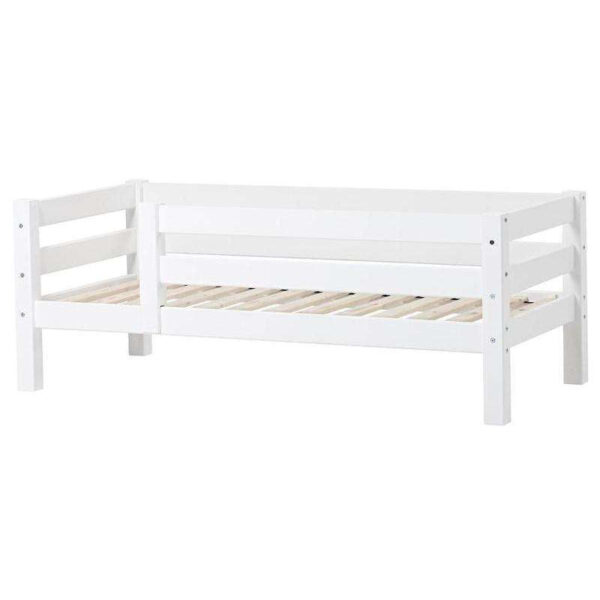 Hoppekids ECO Luxury - Sofaseng m. Ryglæn og Sengehest - Flere Størrelser - Hvid