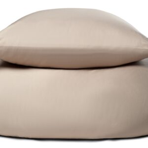 Bambus sengetøj - 100% Naturligt bambus - 140x200 cm - Champagne farvet, satinvævet sengesæt