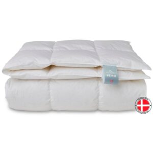 Dobbeltdyne 240x220 cm - Moskusdun dyne - Femø dynen - Helårs king size dyne - Quilts Of Denmark