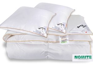 Dobbeltdynesæt med gåsedun - 1 dobbeltdyne 200x220 cm & 2 puder - Helårsdyne - Borg Living dobbelt dyne