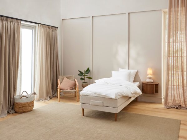Fagmandens - Komfort | Elevation (Sand) 90x200 cm.