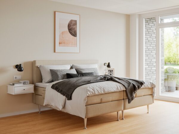 Fagmandens - Platin | Elevation (Sand) 180x210 cm.