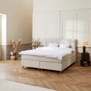 Fagmandens - Platin | Kontinental (Sand) 160x200 cm.
