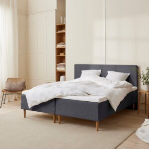 Fagmandens - Trykaflastende | Boxmadras (Antracit) 180x200 cm.