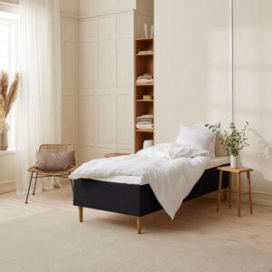 Fagmandens - Trykaflastende | Boxmadras (Sort) 90x210 cm.