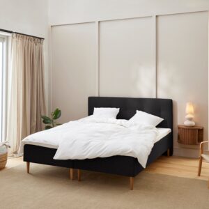 Krone - Komfort | Boxmadras (Sort) 180x200 cm.