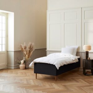 Krone - Luksus | Boxmadras (Sort) 90x210 cm.