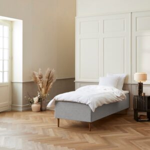 Monark - Luksus | Boxmadras (Lysegrå) 90x210 cm.