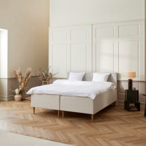 Monark - Luksus | Boxmadras (Sand) 180x200 cm.