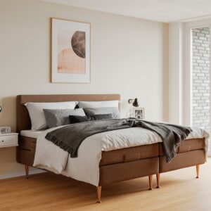 Monark - Platin | Elevation (Brun) 160x200 cm.