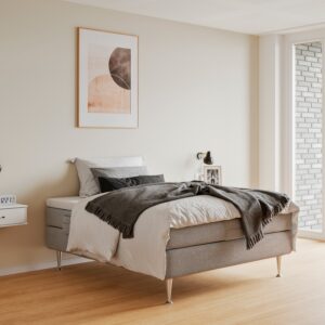 Monark - Platin | Elevation (Lysegrå) 105x210 cm.