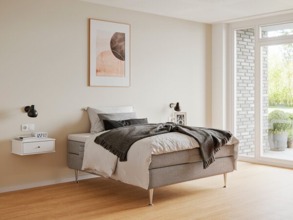 Monark - Platin | Elevation (Lysegrå) 105x210 cm.