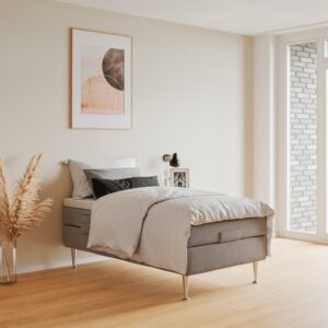 Monark - Platin | Elevation (Lysegrå) 90x200 cm.