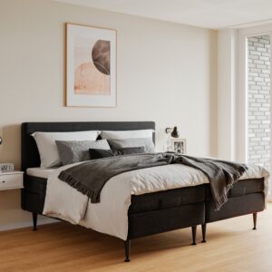 Monark - Platin | Elevation (Sort) 180x210 cm.
