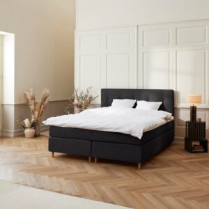 Monark - Platin | Kontinental (Sort) 180x210 cm.