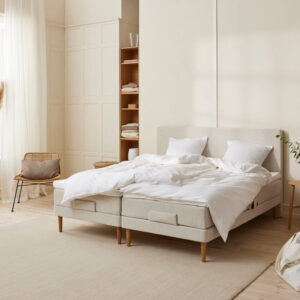 Monark - Trykaflastende | Elevation (Sand) 180x200 cm.