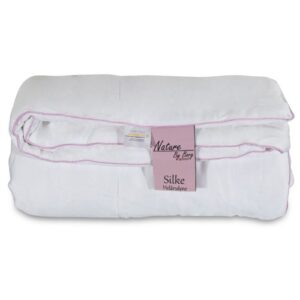 Silkedyne med 100% Mulberry silkefyld - 140x220 cm - Helårsdyne med blødt bambusbolster - Nature By Borg dyne